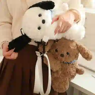 波比熊 小狗趴趴包 玩偶周边