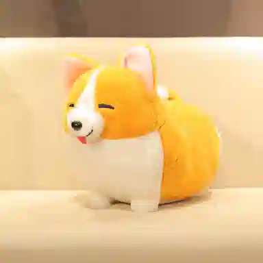 波比熊 柯基狗 玩偶 毛绒公仔