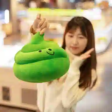 波比熊 便便抱枕 玩偶 毛绒公仔