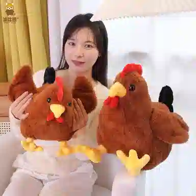 波比熊 可爱软萌创意大公鸡 玩偶 毛绒公仔