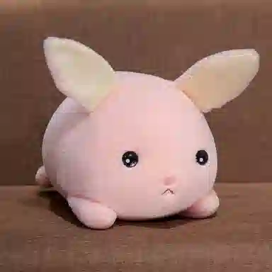 波比熊 可爱趴姿兔子 玩偶 毛绒公仔