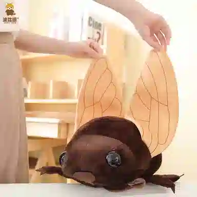 波比熊 蝉知了 玩偶 毛绒公仔