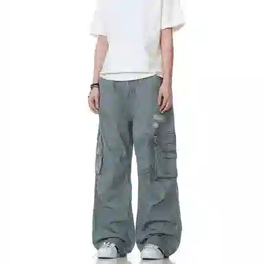 大白鲨 百搭时尚潮流工装裤 男女同款