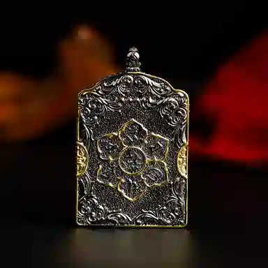 【招财进宝运气好】 睦珦 锦上添花 时来运转 诸事顺利平安喜乐 八方来财福禄吉祥小众#好运 合金 项链 男女同款情侣款