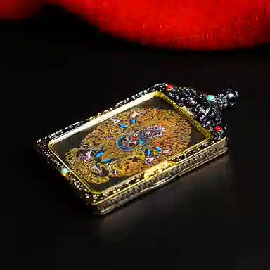 【招财进宝运气好】 睦珦 锦上添花 时来运转 诸事顺利平安喜乐 八方来财福禄吉祥小众#好运 合金 项链 男女同款情侣款