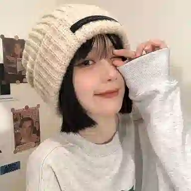 恩僾德 大头围保暖堆堆帽防寒宽松出行加厚显脸小户外冷帽 腈纶 绒线帽 男女同款情侣款