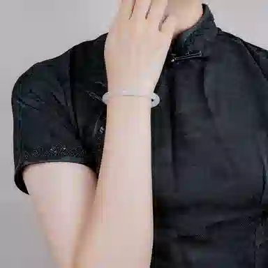 佐卡伊 清冷感白月光轻奢高级新中式 美人条 玉髓 手镯 女款