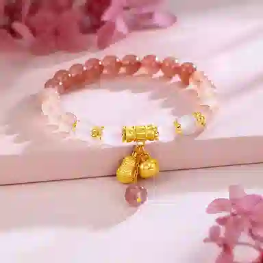 佐卡伊 好事花生手串 平安编织小众新中式 玉髓 手串 女款