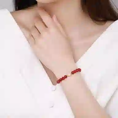 佐卡伊 鸿运小众轻奢款珍珠 玛瑙 手串 女款