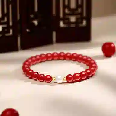 佐卡伊 鸿运小众轻奢款珍珠 玛瑙 手串 女款