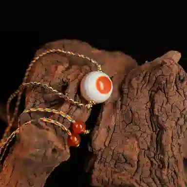 佐卡伊 羊板眼天珠 玛瑙 项链 男女同款情侣款