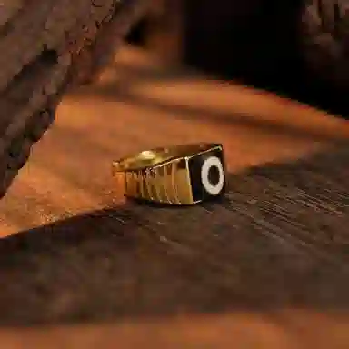 佐卡伊 星冉 一眼天珠 玛瑙 戒指 男女同款情侣款