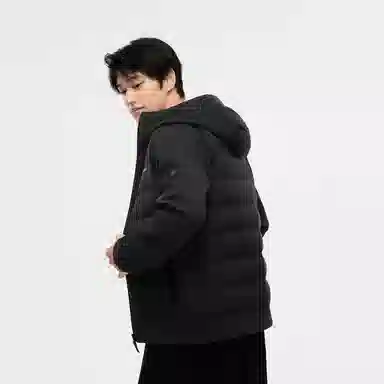 波司登 纯色连帽休闲长袖羽绒服 男款