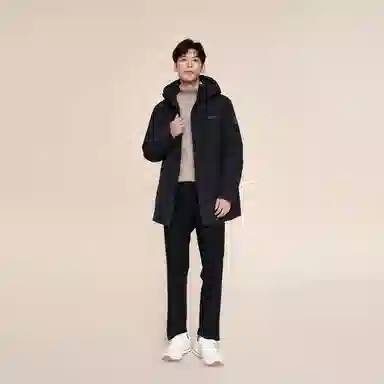 波司登 连帽厚款保暖可拆卸内胆羽绒服 男款