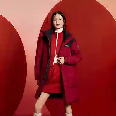 波司登 宽松连帽街头长袖羽绒服 女款