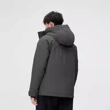 波司登 时尚休闲连帽工装风羽绒服 男款