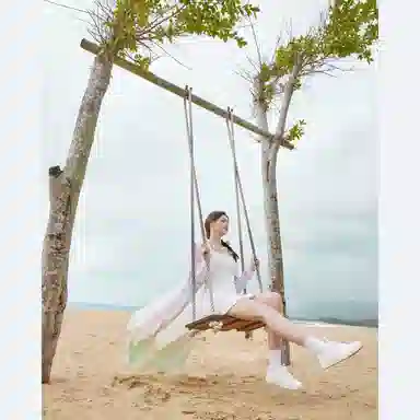波司登 骄阳系列 薄荷曼波 晕染印花冰丝凉感亲肤透气防紫外线显瘦全包裹过膝连帽长款长裙防晒服 女款