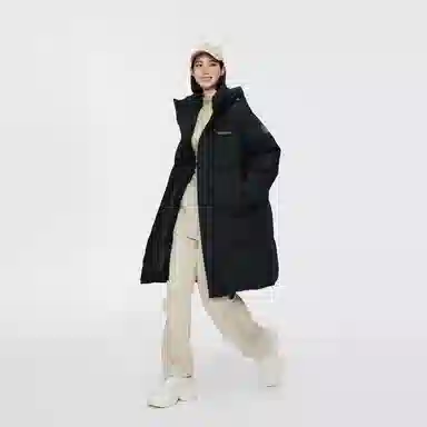 波司登 宽松连帽街头长袖羽绒服 女款