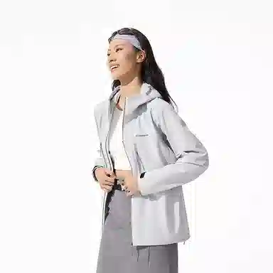 波司登  功能服饰系列 纯色拉链连帽轻薄通勤户外轻量软壳  防水防风耐磨透气防雨冲锋衣 男女同款