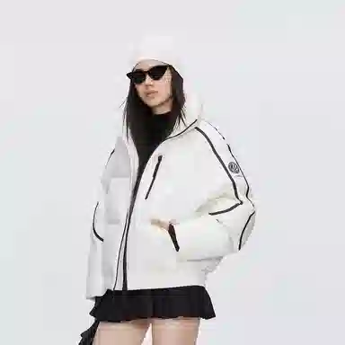 波司登 保暖立领双向拉链短款羽绒服 女款