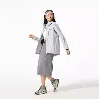 波司登  功能服饰系列 纯色拉链连帽轻薄通勤户外轻量软壳  防水防风耐磨透气防雨冲锋衣 男女同款