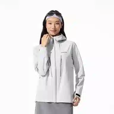 波司登  功能服饰系列 纯色拉链连帽轻薄通勤户外轻量软壳  防水防风耐磨透气防雨冲锋衣 男女同款