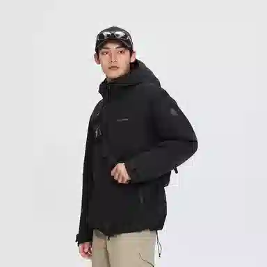 波司登 时尚休闲连帽长袖羽绒服 男款