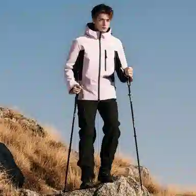波司登  叠变系列 蓬鹅绒内胆纯色拼接防风防水透气户外运动露营登山蓄热保暖简约长袖 冲锋衣 男女同款