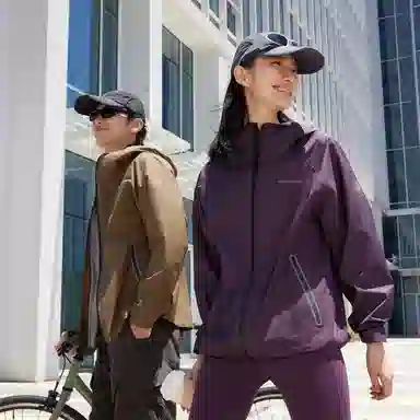 波司登  冲锋衣系列 新款三防面料防风防水透气户外登山徒步骑行情侣纯色连帽单壳 冲锋衣 男女同款