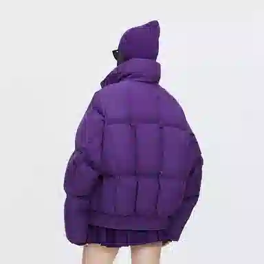 波司登 保暖立领双向拉链短款羽绒服 女款