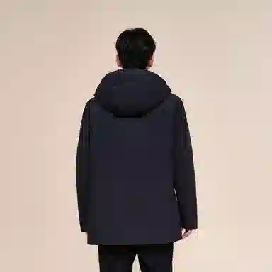 波司登 连帽厚款保暖可拆卸内胆羽绒服 男款