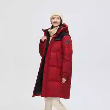 波司登 宽松连帽街头长袖羽绒服 女款