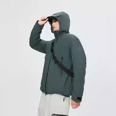 波司登 时尚休闲连帽长袖羽绒服 男款
