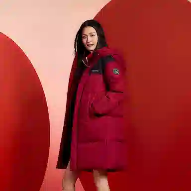 波司登 宽松连帽街头长袖羽绒服 女款