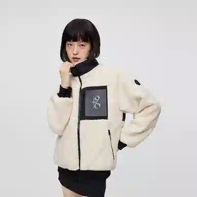 波司登 纯色色块宽松立领长袖羽绒服 女款
