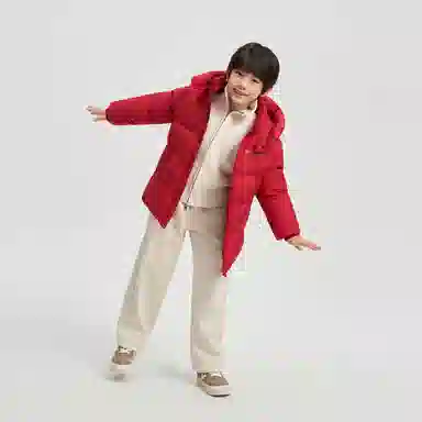 波司登 保暖舒适短款泡芙长袖羽绒服 青少年