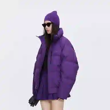 波司登 保暖立领双向拉链短款羽绒服 女款