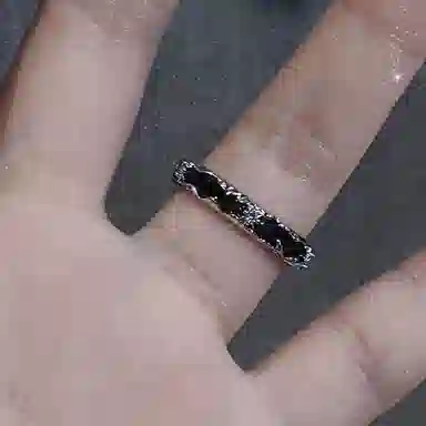 豫银 曲线倩影 • 流光溢彩系列多层加厚电镀铜质 铜镀银 戒指 男女同款情侣款