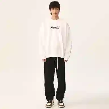 Coca-Cola Logo Embroidered Sweatshirt Set