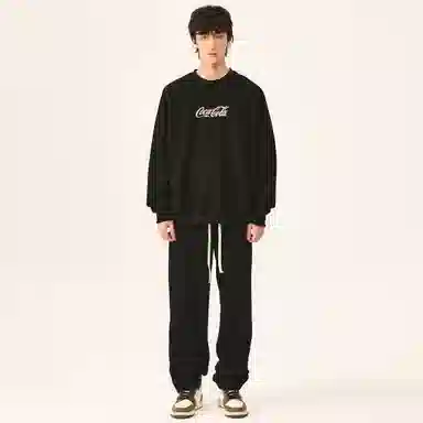 Coca-Cola Logo Embroidered Sweatshirt Set