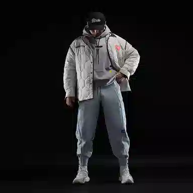 Monster Guardians Coach Jacket Beige