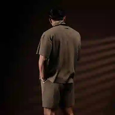 Monster Guardians Waffle Loose Fit Embroidered Tee