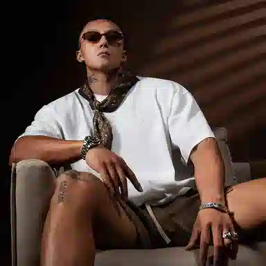 Monster Guardians Waffle Loose Fit Embroidered Tee