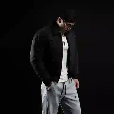 Monster Guardians Warrior Classic Bomber Jacket Black