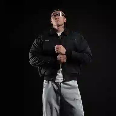 Monster Guardians Warrior Classic Bomber Jacket Black