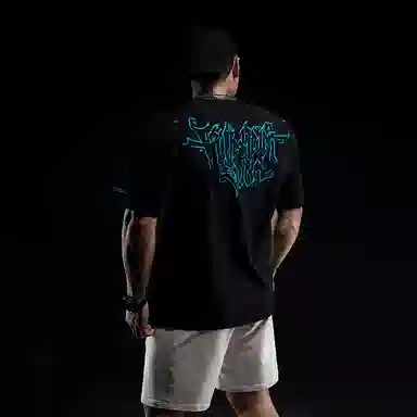 Monster Guardians Future Series Gothic Print Loose Fit T-Shirt