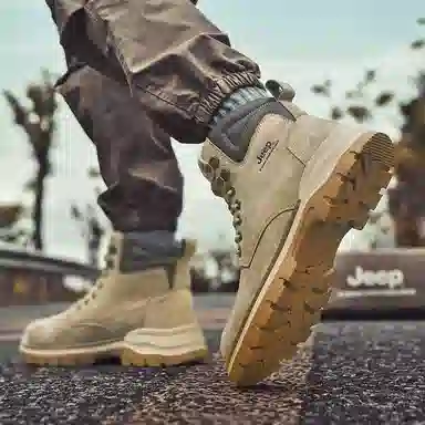 Jeep Classic Retro Martin Boots Sand