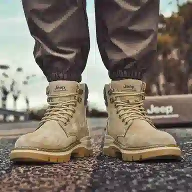 Jeep Classic Retro Martin Boots Sand