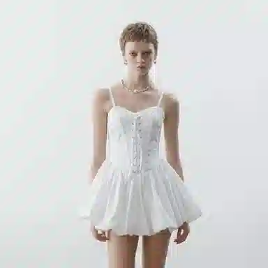 URBAN REVIVO Wonderland Bow Dress