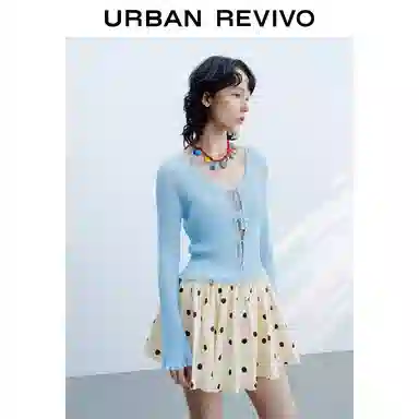URBAN REVIVO UR Knit Cardigan V-Neck